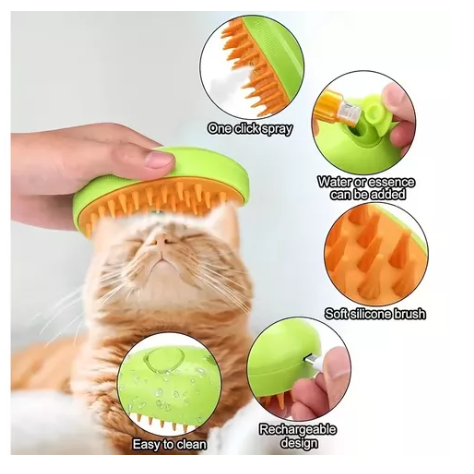 Miniatura 9 de Cepillo Pelo Mascotas Recargable Vapor